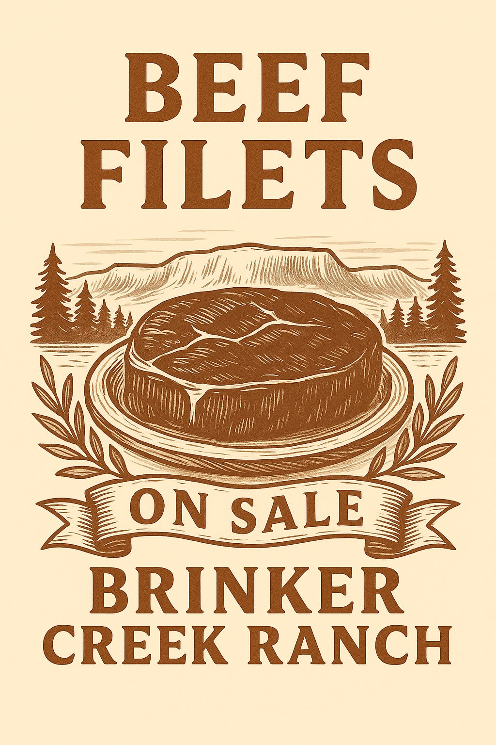3 lbs Beef Filets