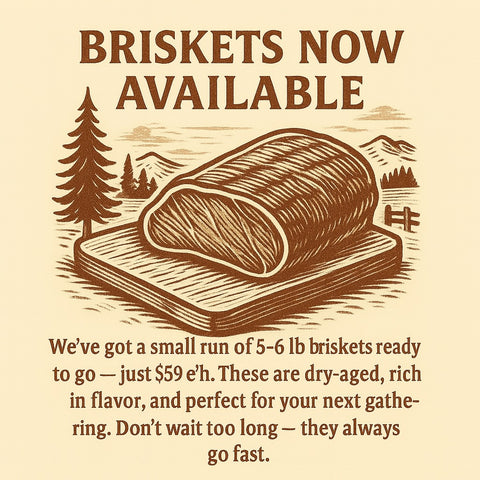 Briskets - 5-6 lbs (limited)