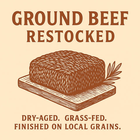 Ground Beef in 1 lb packages (Steak Burger)