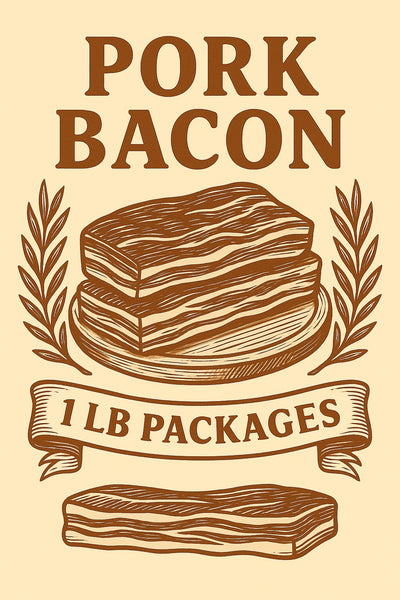Pork Bacon 1 lb packages