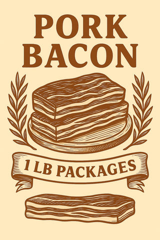 Pork Bacon 1 lb packages